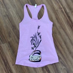 Very rare Billy Strings women’s tank pink flower design size Small